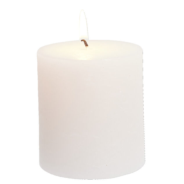 Bougie pillar rose 25H