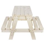 Table pique nique 2en1 bac &agrave; sable 60x80xH52cm