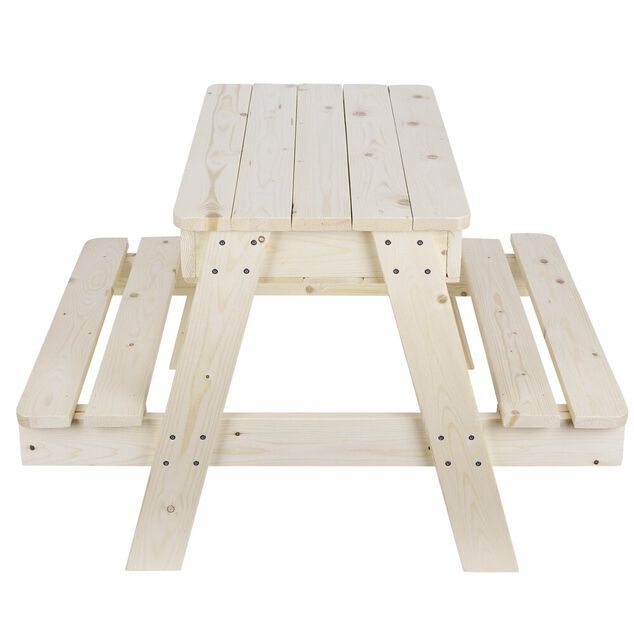 Table pique nique 2en1 bac &agrave; sable 60x80xH52cm