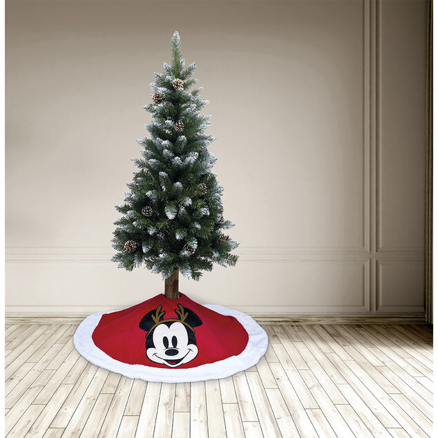 Tour de sapin Mickey Disney rouge et blanc &Oslash;100cm
