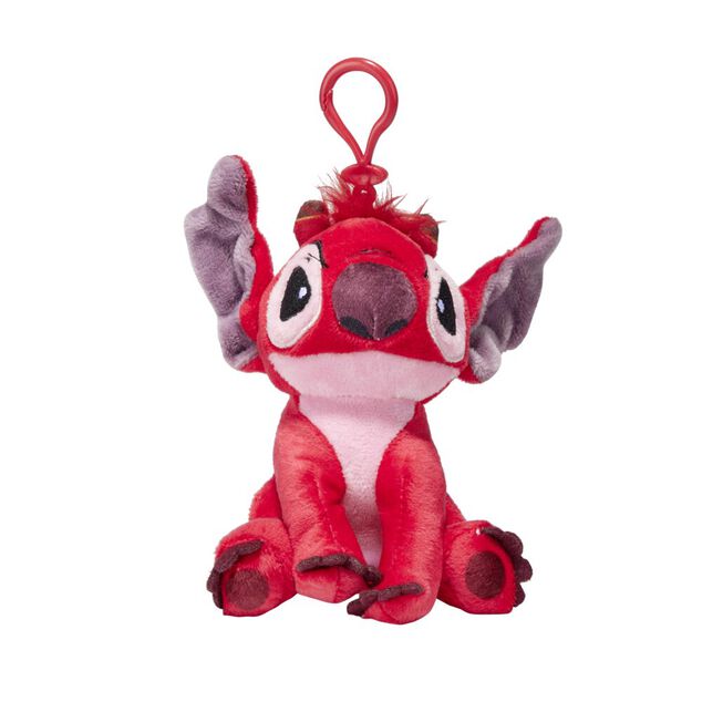 Peluche Stitch x3 &agrave; suspendre bleu, rouge et rose H12cm