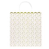 Sac cadeau motifs dor&eacute;s 26x41cm