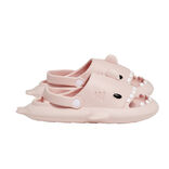 Chaussons requin enfant caoutchouc gris et rose 34/35