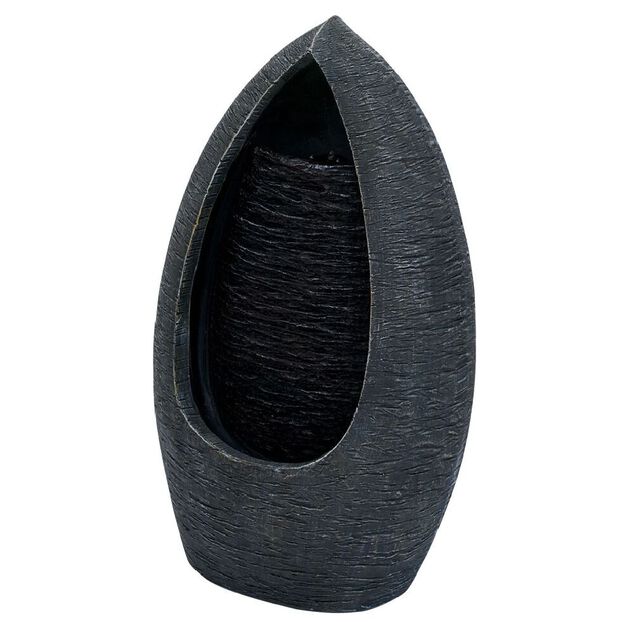 Fontaine de jardin lumineuse design chute d'eau H40cm