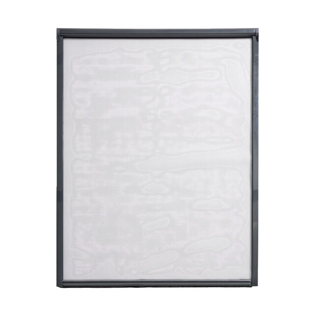 Moustiquaire enroulable pour fen&ecirc;tre 125x160cm PVC gris