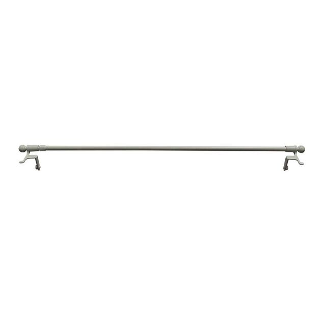 Tringle &agrave; pression Extensible M&eacute;tal Blanc 50-80 cm