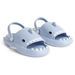 Chaussons requin enfant caoutchouc bleu 34/35