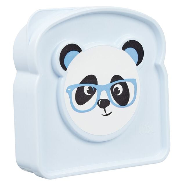 Bo&icirc;te &agrave; go&ucirc;ter enfant design panda bleu ou rose