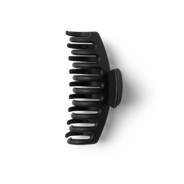 Pince cheveux crabe noir mat L11cm