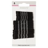 Pince guiche métal noir L.6,5/5,5/4,5 cm x45