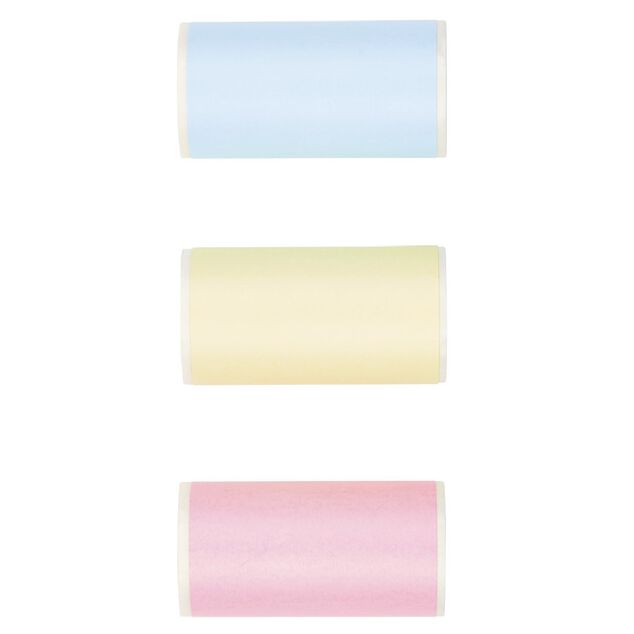 Rouleau autocollant color&eacute; x 3 pour imprimante Printick