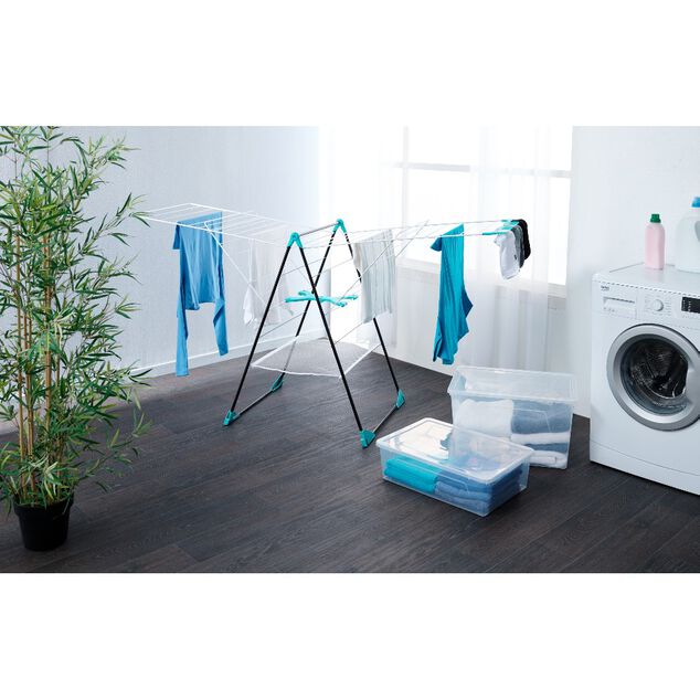 Bo&icirc;te de rangement transparente 22 L