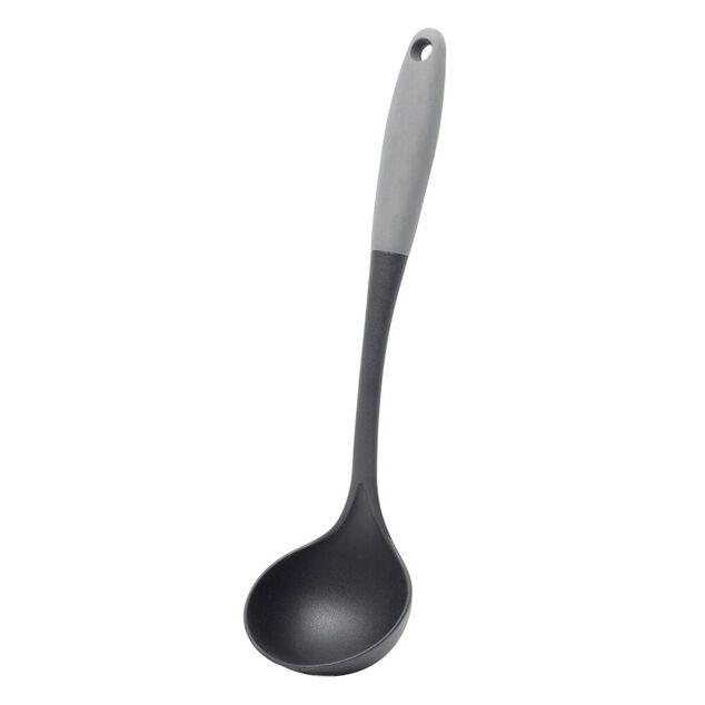 Louche plastique noir et gris L34cm