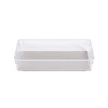 Organiseur de tiroir plastique transparent 25x16,3xH.4,8cm