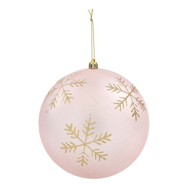 Boule de Noël blanche et dorée x 32