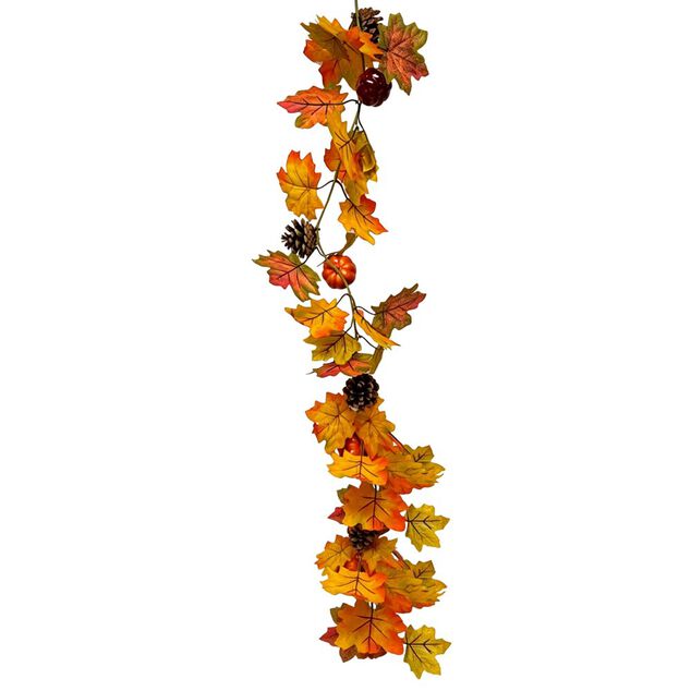 Guirlande feuillage artificiel automne L90cm