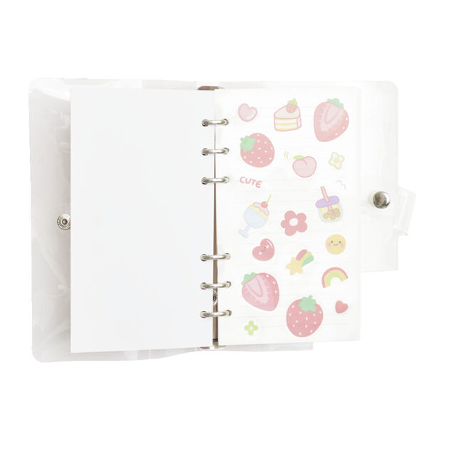 Carnet 100 feuilles avec stickers
