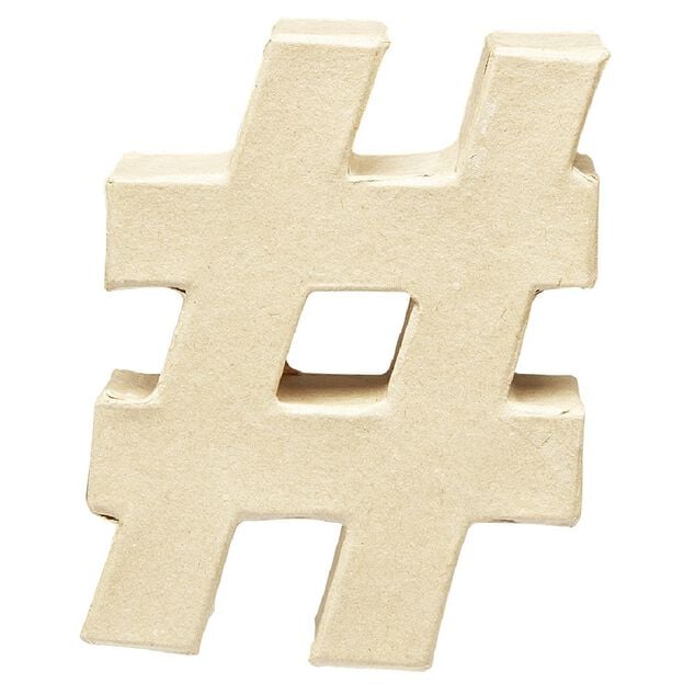 Symbole # &agrave; d&eacute;corer en papier mach&eacute;