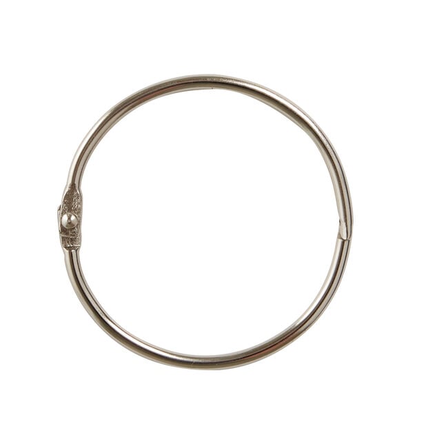 Anneau rideau de douche rond en m&eacute;tal x12