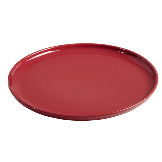 Assiette plate ronde Oslo rouge &Oslash;27cm