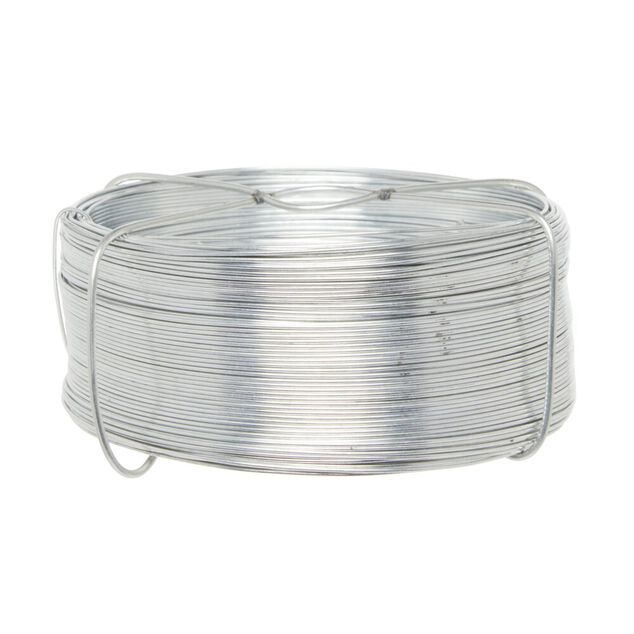 Fil m&eacute;tallique acier gris 75 m