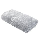Serviette de toilette 50x90cm coton gris acier