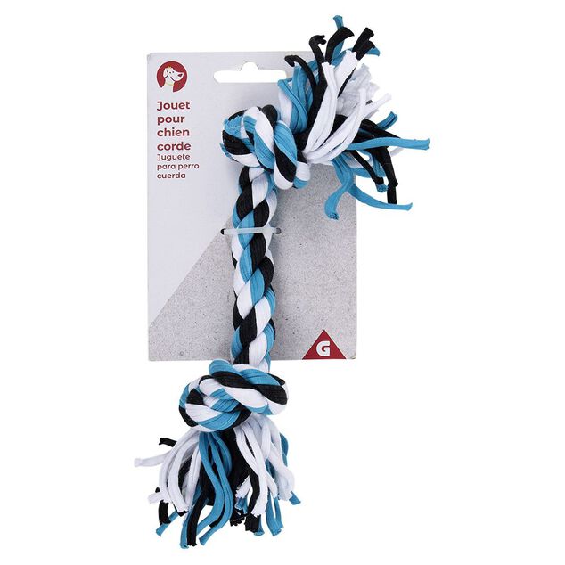 Jouet pour chien Corde &agrave; 2 noeuds L.24 cm