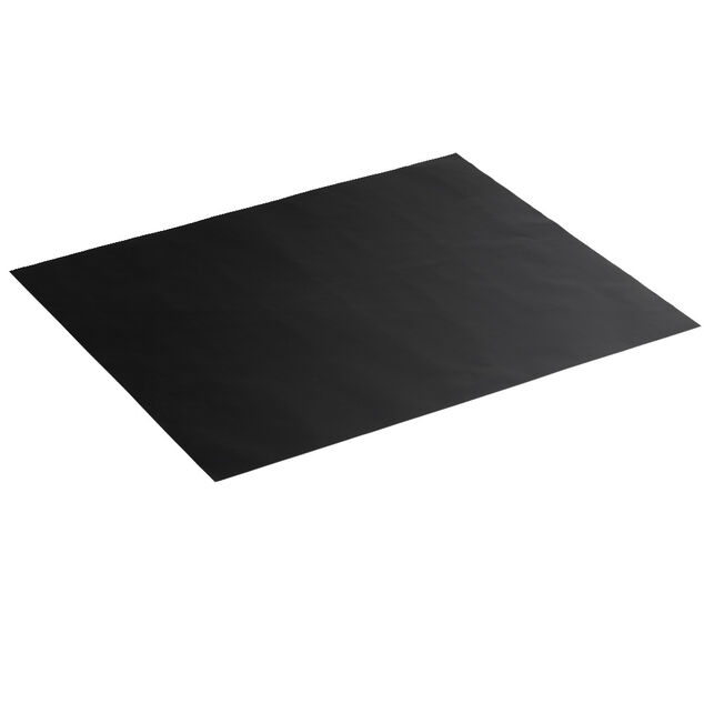 Papier cuisson r&eacute;utilisable en plastique noir 40x50cm