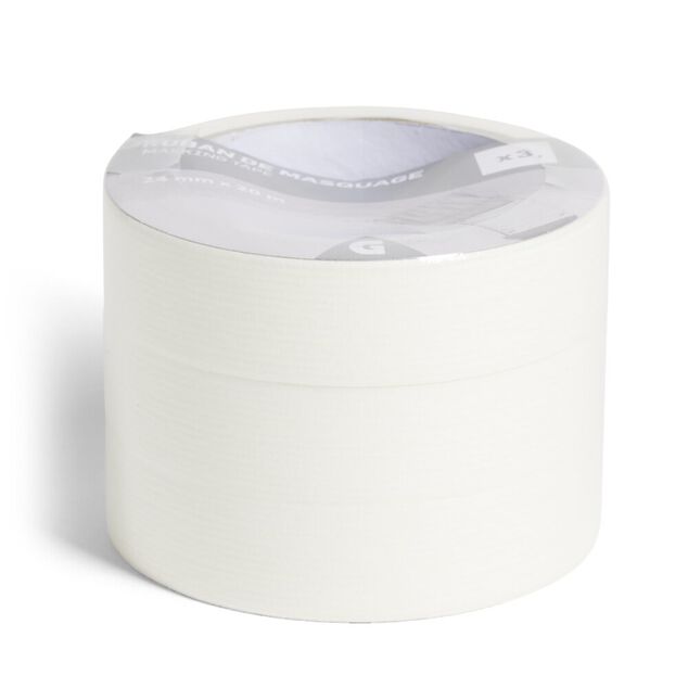 Lot de 3 rubans de masquage 24mm 20m