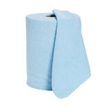 Chiffon microfibre bleu rouleau de 50 pièces Ø13xH20cm