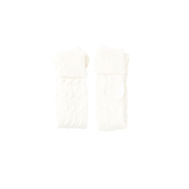 Chaussettes hautes style tricot femme grises ou blanches