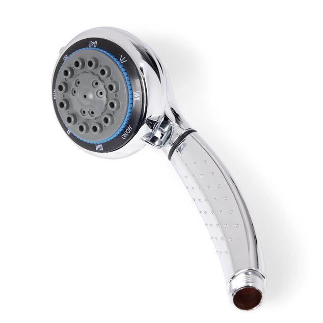 Pommeau de douche 8 fonctions avec flexible inox 1,5m