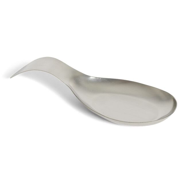 Repose cuill&egrave;re inox gris 19x8x1,5cm