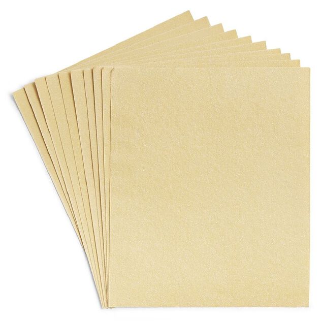 12 Feuilles Abrasives en Silex - 230 x 280 mm