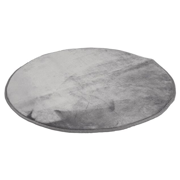 Tapis rond D80 gris