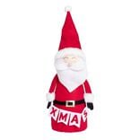 Père noël à poser en feutrine Ø14xH40cm