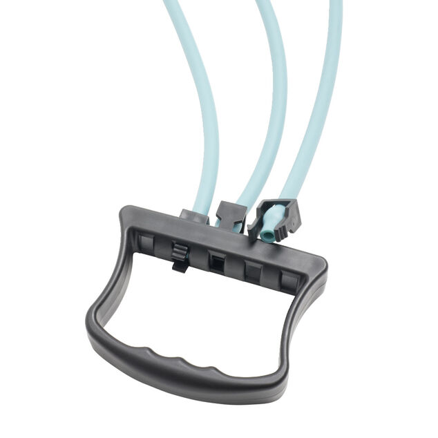 Extenseur fitness avec 3 sangles de musculation L76cm