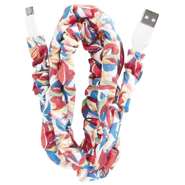 C&acirc;ble chouchou micro USB 1m