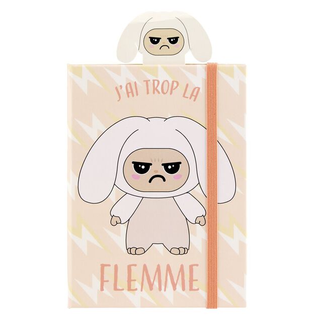 Carnet en papier A6 Gromimis J'ai trop la flemme 11x15cm