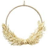 Couronne fleurs s&eacute;ch&eacute;es &Oslash;32cm