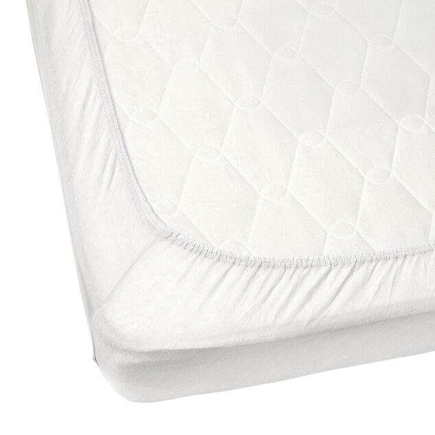 Drap housse 2 personnes polycoton 140x200cm