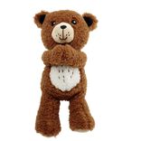Peluche ours polyester 22,5x17,5x7,5cm