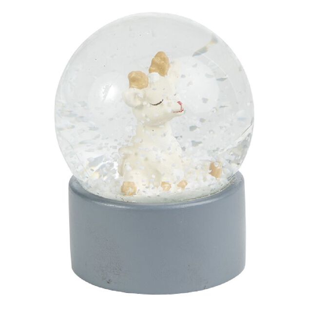 Boule à neige animal de Noël