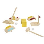 Jeu de golf en bois avec sac de transport 11 pi&egrave;ces