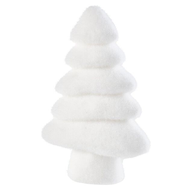 D&eacute;coration sapin de No&euml;l blanc