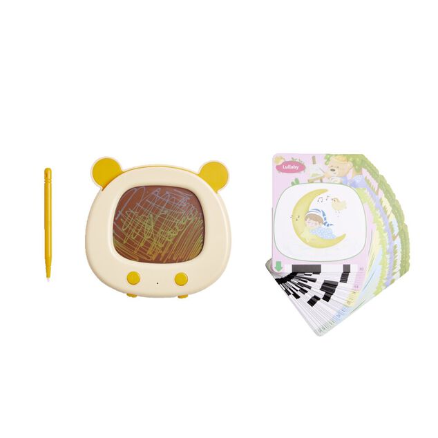 Tablette d'&eacute;criture &eacute;cran LCD 13,7x13x&eacute;p2,5cm