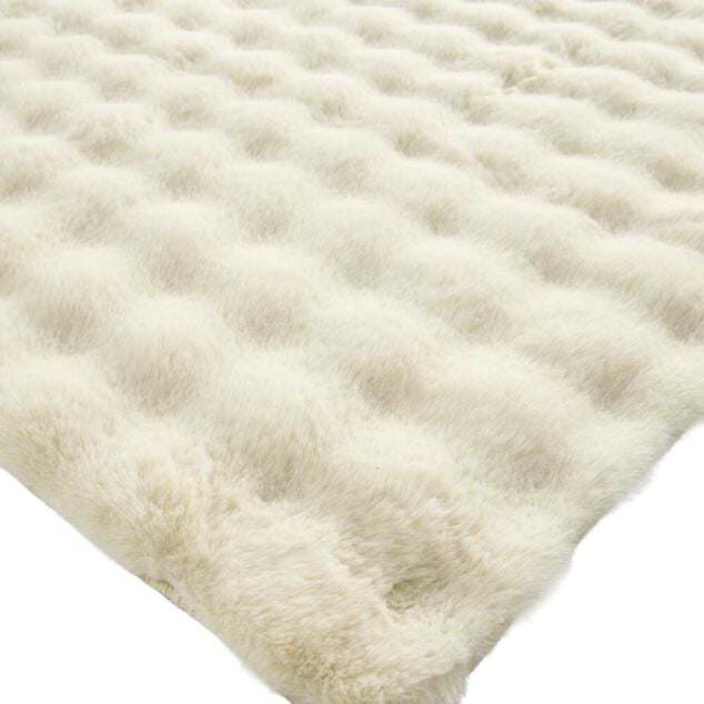 Tapis effet fourrure Bubble 90x150cm (3 mod&egrave;les)