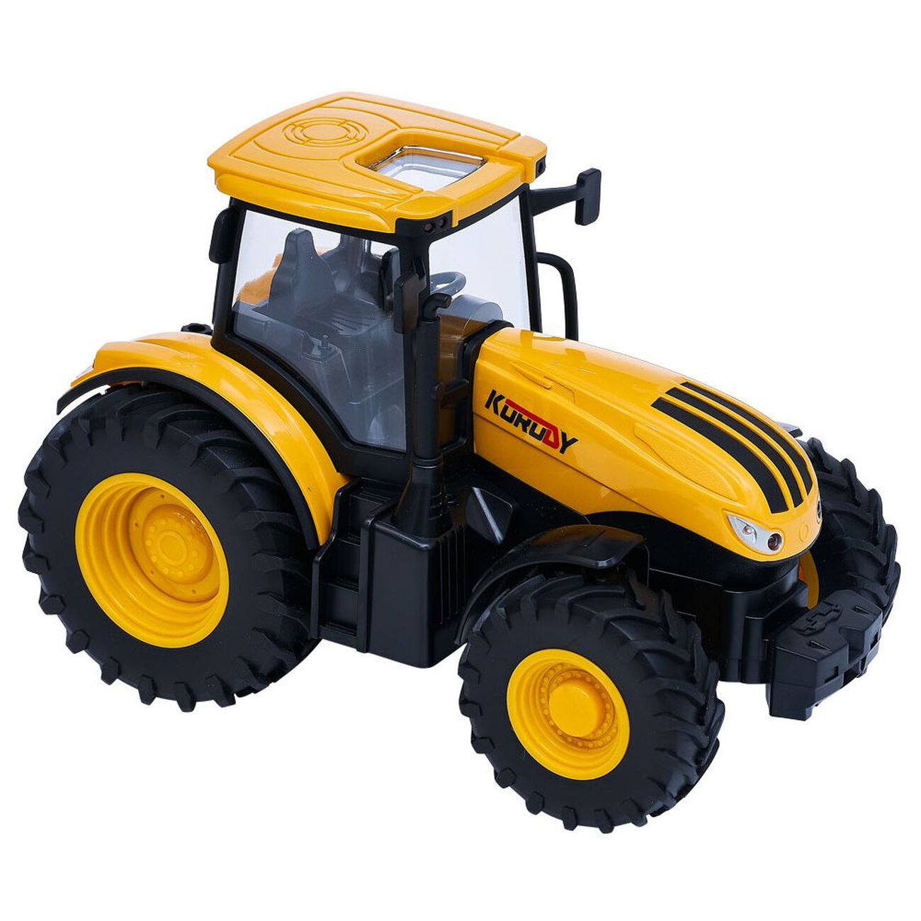 Jouet Mécanique Ancien Tracteur En Tôle Peinte – à Friction, Agriculture Ferme