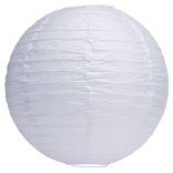 Suspension boule chinoise papier bleu - Ø40xH38cm