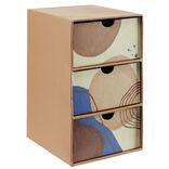 Mini bo&icirc;te de rangement 3 tiroirs